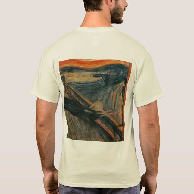 Schreiender Plan T-Shirt (Rückseite)