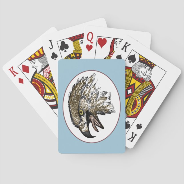 Schreiendes Eagle Spielkarten (Rückseite)