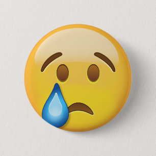Schreiendes Gesicht Emoji Button