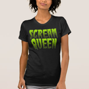 Schreikönigin Goth Halloween Zombie T-Shirt