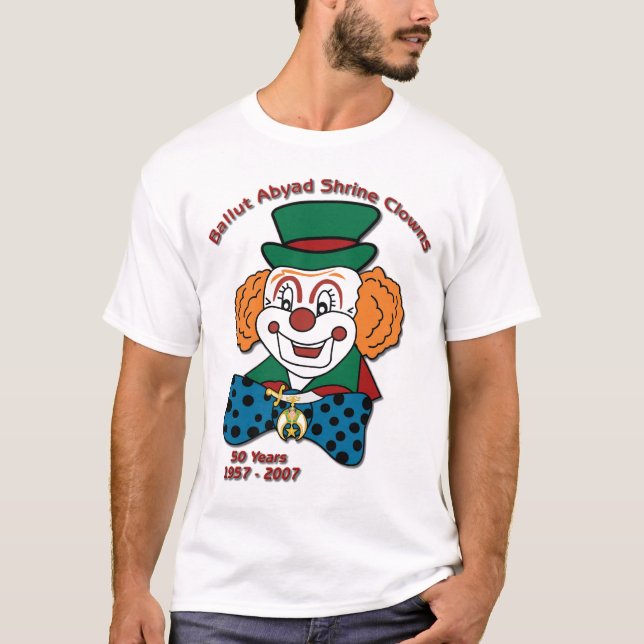 Schrein-Clowns -50 Jahre T-Shirt (Vorderseite)