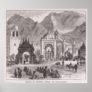 Schrein der Nuestra Senora de Copacabana Poster