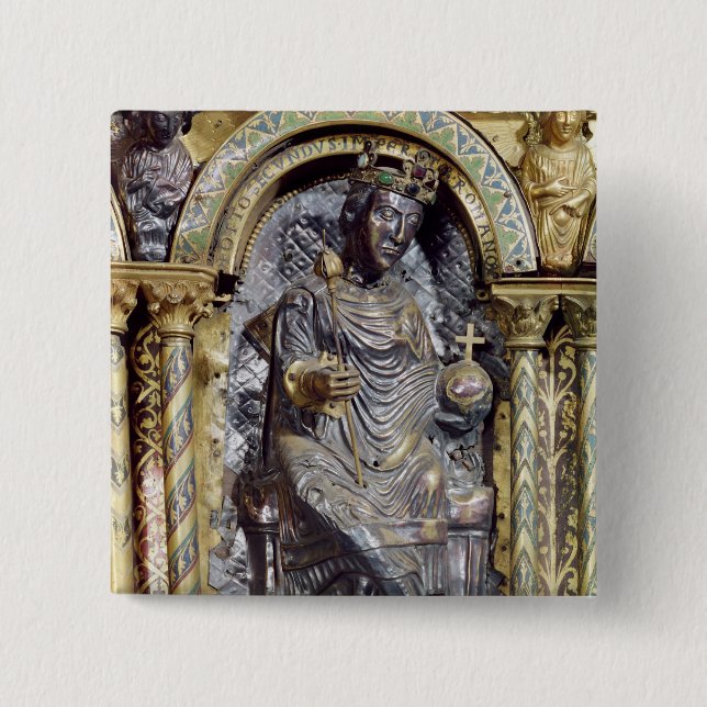 Schrein des Kaisers Karl der Große Button (Vorderseite)