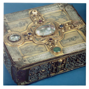 Schrein des Stowe Missal, von Lorrha, Landkreis-Ti Fliese