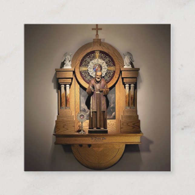 Schrein heiliger Karten St. Padre Pio, Kenosha, WI (Vorderseite)