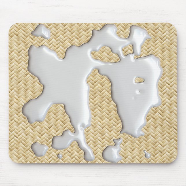 Schreit nicht vorbei verschüttete Milch! Mousepad (Vorne)