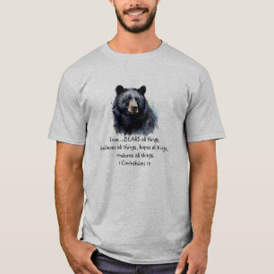 Schrift 1 Korinther 13:4 Liebe ist T-Shirt