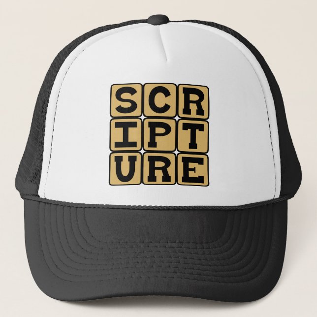 Schrift, biblische Studie Truckerkappe (Vorderseite)