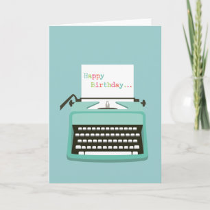 Schrift Birthday Karte