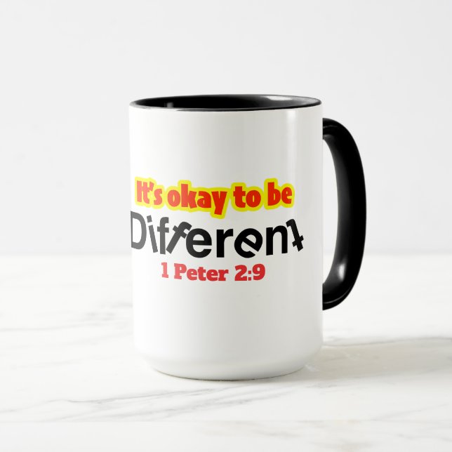 Schrift - Combo-Tasse Tasse (VorderseiteRechts)