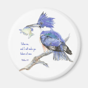 Schrift, Fischer von Männern, Inspiration Magnet