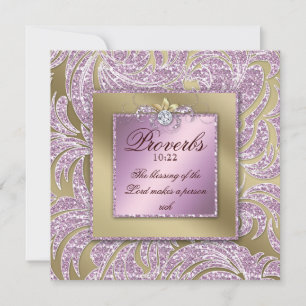 Schrift Gottes Vorsorge Sprüche 10:22 Einladung