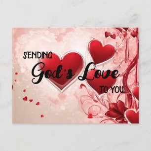 Schrift Gruß Postkarte Gottes Liebe