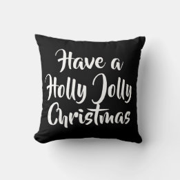 Schrift HAVE A HOLLY JOLLY CHRISTMAS | Kissen