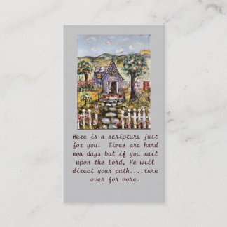 Schrift kardiert Mitteilungsblatt Visitenkarte