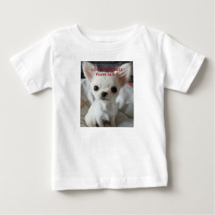 Schrift mit Chihuahuas Baby T-shirt