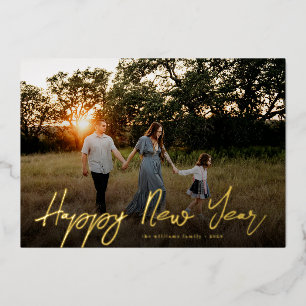 Schrift-Overlay Neujahrsfoto Folien Feiertagskarte
