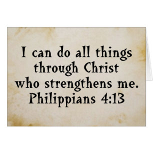Schrift Phil 4:13