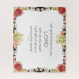 Schrift Psalm 9, Florin Puzzle