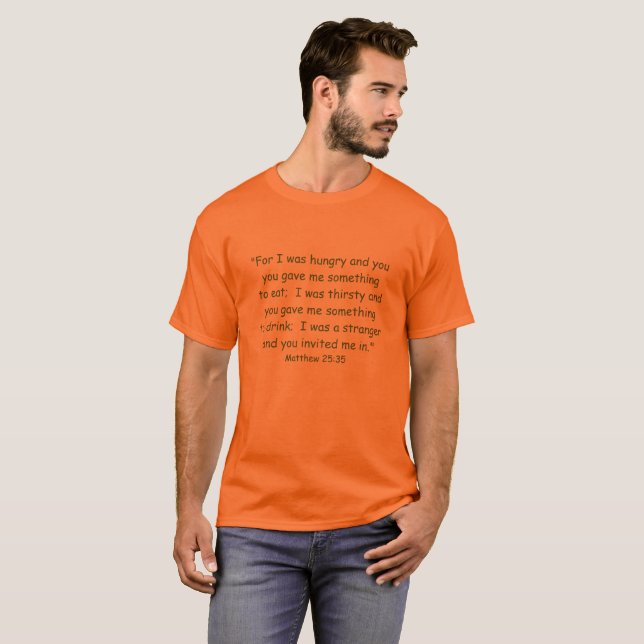 SCHRIFT T-SHIRT/CUSTOMIZABLE MATTHEWS 25-35 T-Shirt (Vorne ganz)