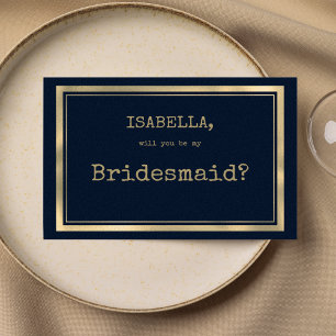 Schriftart der marinen Schreibmaschine mit blauem  Einladung