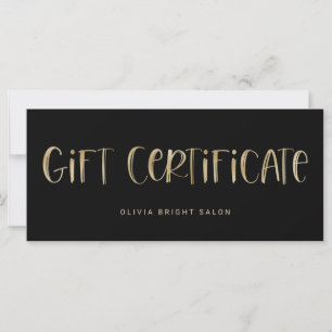 Schriftart, handschriftlich   Geschenkgutschein