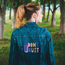Schriftart "I Don't Quit" - Empowerment von Frauen