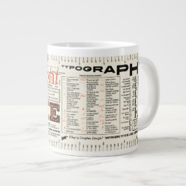 Schriftart Me Typografie FLOMMIST Edition Jumbo-Tasse