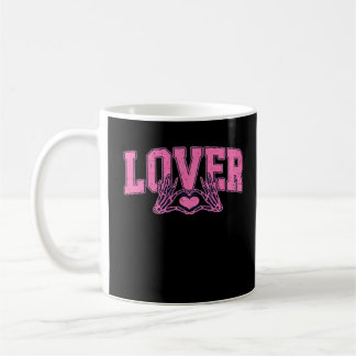 Schriftart mit Skeletthandschuhen klassisch Kaffeetasse