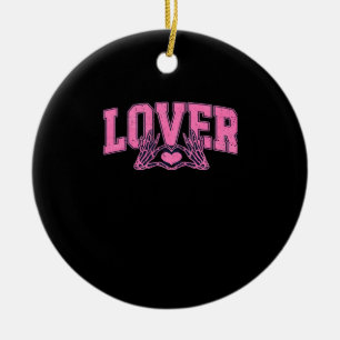 Schriftart mit Skeletthandschuhen klassisch Keramik Ornament