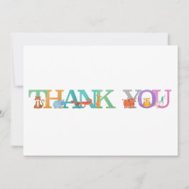 SCHRIFTART TIERSTORIEN DANKESKARTE