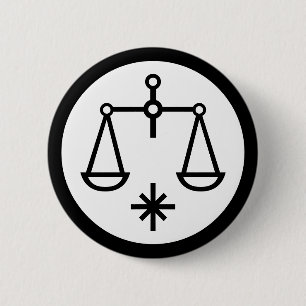 Schriftart Zodiac: LIBRA + Ihre Farben und Ideen Button