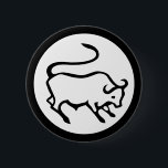 Schriftart Zodiac: TAURUS   Ihre Farben und Ideen Button<br><div class="desc">Funny and hübsch Ideas by EDDA Froehlich / EDDArt | Es ist leicht für Ihren Anlass angepasst, indem Sie eigene Symbole, Hintergründe, Textdetails, Schriftart Stil, Schriftart und Farbe hinzufügen. | Für weitere Ideen, Designs und Produkte können Sie mich kontaktieren: contact@eddart.de oder schauen Sie hier: www.zazzle.com/eddartshop* und hier: www.zazzle.de/eddartiful* | Zodiac-Schriftart-Symbol:...</div>