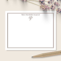 Schriftfamilie Initialen Monogramm Braunes Schreib