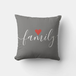 Schriftfamilie Monogramm Preppy Streifen Liebe Her Kissen