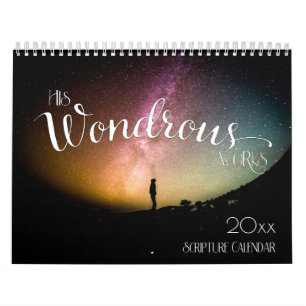 Schriftkalender - Seine wunderbaren Werke Kalender