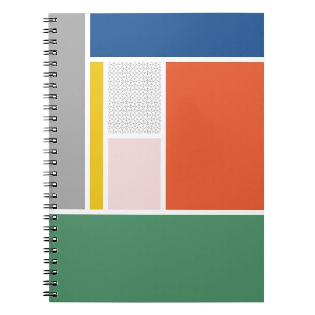 Schriftliche Kunst des hintersten Farbblocks Notizblock (Vorderseite)