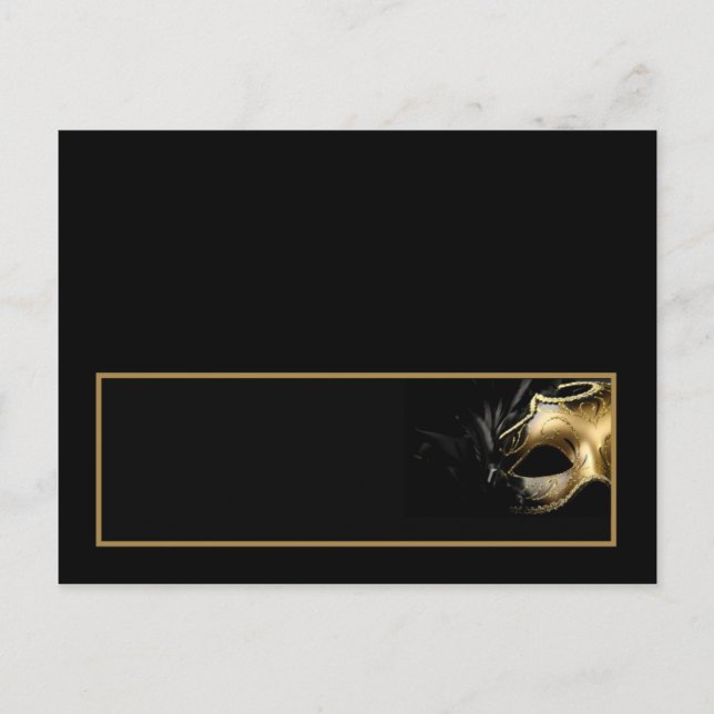 Schriftliche Platzkarte Sweet 16 Gold Black Postkarte (Vorderseite)