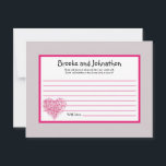Schriftliche Ratschläge Karte Rosa Blumenblätter B<br><div class="desc">Diese bezaubernden Writable Advice Cards ergänzen perfekt jede Babydusche oder Geburtstagsfeier. Gib diese Karten einfach an deine Gäste, zusammen mit den schönen Tips Sharpie Stiften. Ihre Gäste können dann jeden Rat aufschreiben, den sie für die neue Mami oder für den Geburtstagsjungen oder das Geburtstagsmädchen haben. Diese sind in einer Größe...</div>