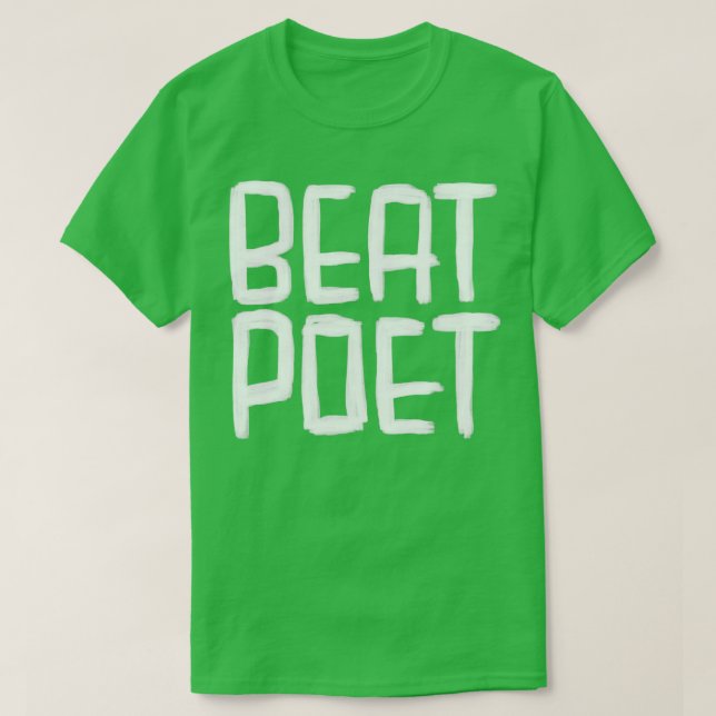 Schriftliteratur Beat Poet T-Shirt (Design vorne)