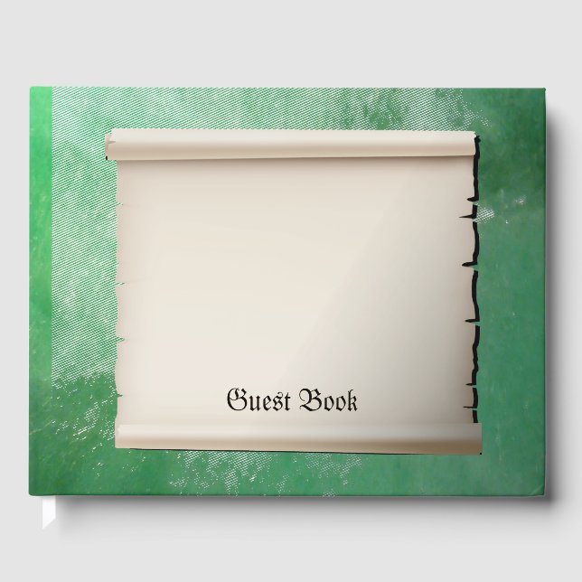 Schriftrolle Gästebuch (Vorderseite)