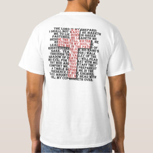 Schrifts-23. Psalm T-Shirt