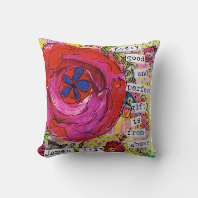 Schrifts-Kissen Kissen (Vorderseite)