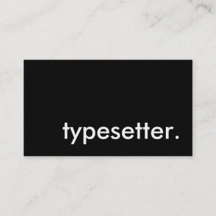 Schriftsatz. Visitenkarte