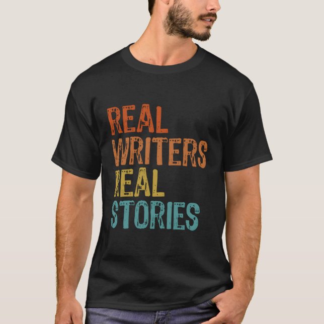 Schriftsteller aus der Real Stories Writers Guild  T-Shirt (Vorderseite)