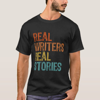 Schriftsteller aus der Real Stories Writers Guild T-Shirt