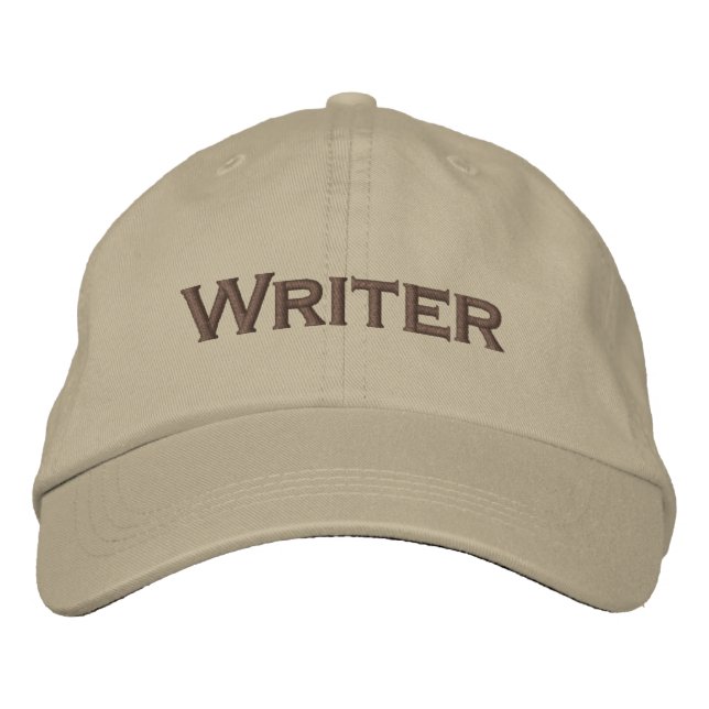 Schriftsteller bestickte Baseballkappe / Baseballh (Vorderseite)