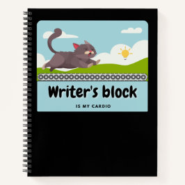 Schriftsteller-Block: Comic-Strip des Unglaublich Notizbuch