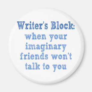 Schriftsteller-Block: Magnet