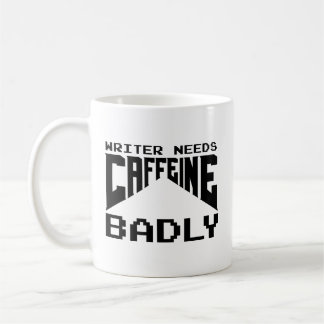 Schriftsteller brauchen Koffein Schlecht Kaffee Ta Tasse